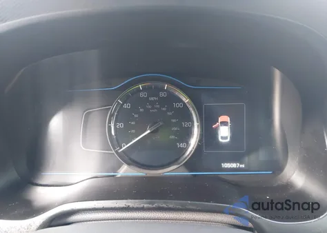 2018 Hyundai Ioniq Hybrid Blue from USA, damaged, VIN KMHC65LC6JU099721